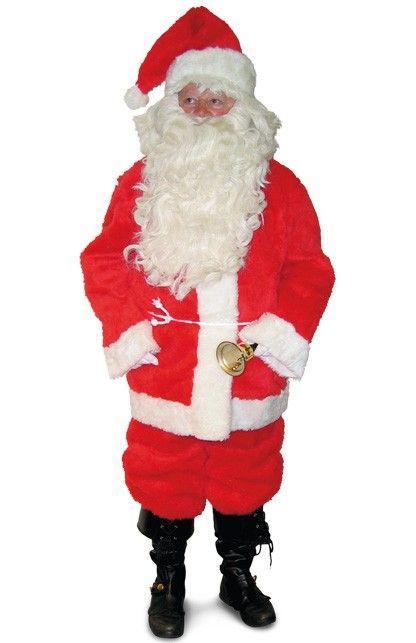Kerstman kostuum pluche, Kleding | Heren, Carnavalskleding en Feestkleding, Nieuw, Ophalen of Verzenden