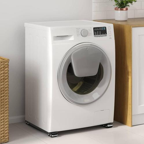 vidaXL Wasmachine Basis met Wielen 2 stuks Lengte 46-71 cm, Witgoed en Apparatuur, Wasmachines, Nieuw, Verzenden