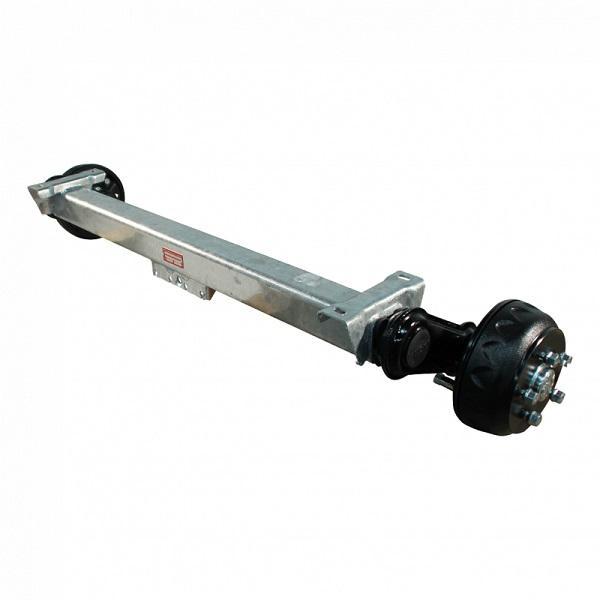 Torsie as geremd 1350kg KNOTT padmaat 1000mm / flens 1450mm, Auto diversen, Aanhangwagen-onderdelen, Nieuw, Ophalen of Verzenden