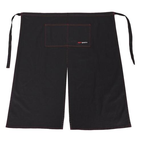 GGM Gastro | (2 stuks) Bistro schort - Lang - Denim Look |, Huis en Inrichting, Keuken | Textiel, Zwart, Nieuw, Schort, Verzenden