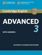 9781108431217 Cambridge English Advanced 3 Students book..., Nieuw, Cambridge University Press, Verzenden