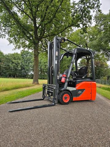 Linde E16 Elektrische Heftruck 2016 5000uur Triplex Spreider beschikbaar voor biedingen