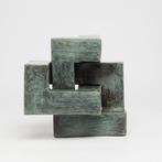 sculptuur, Very Heavy Cubist Sculpture - The Endless Knot, Antiek en Kunst