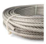 Staalkabel gebundeld Pvc 4-5mm 20m, Doe-het-zelf en Verbouw, IJzerwaren en Bevestigingsmiddelen, Verzenden, Nieuw