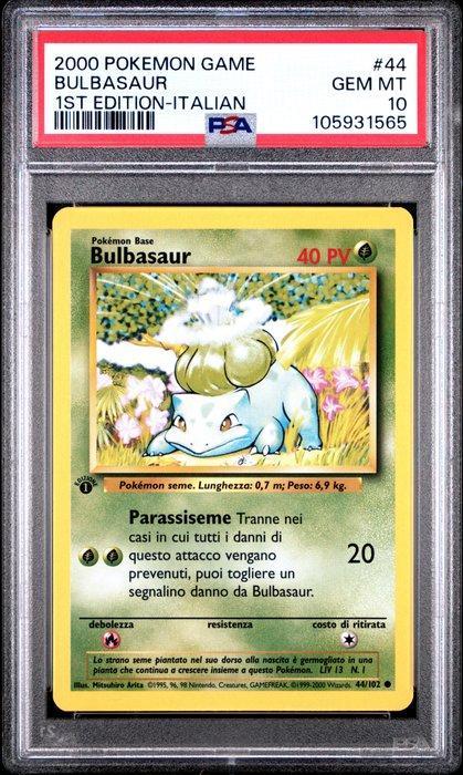 Pokémon - 3 Graded card Bulbasaur, Charmander, Squirtle 1st, Hobby en Vrije tijd, Verzamelkaartspellen | Pokémon