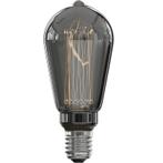 Calex Glasfiber LED Edison Titanium Ø64 E27 3.5W, Nieuw