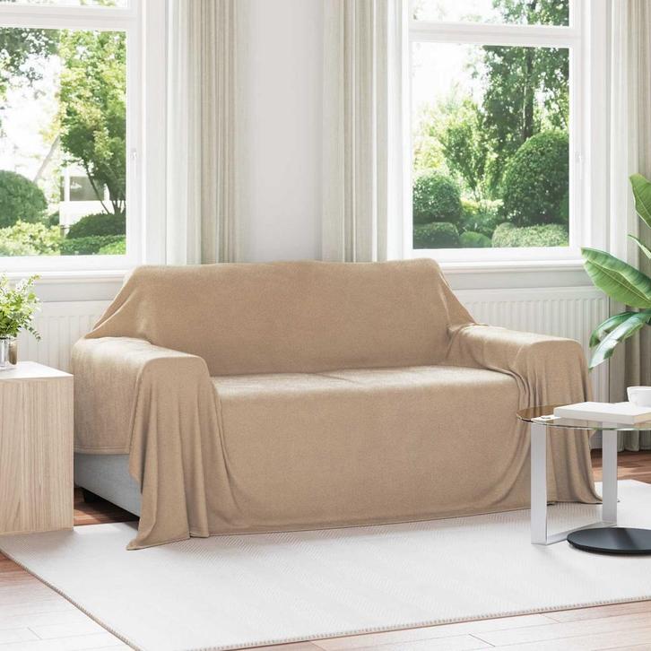 vidaXL Kleden 6 pcs Kameel 280 x 210 cm Fleece, Huis en Inrichting, Slaapkamer | Beddengoed, Bruin, Nieuw, Verzenden