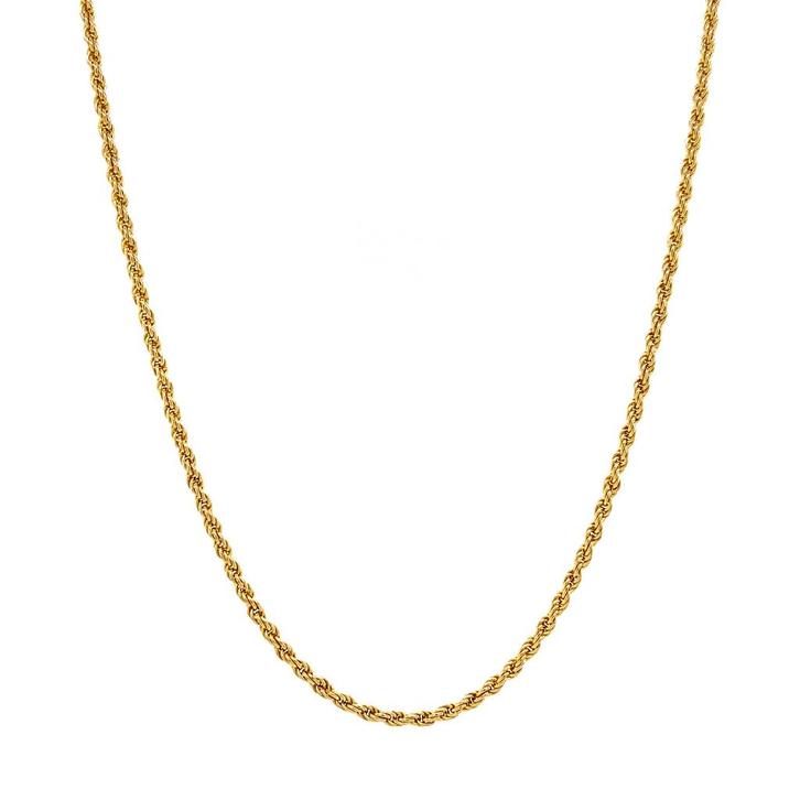 Gouden koord collier 14 krt, Sieraden, Tassen en Uiterlijk, Kettingen, Nieuw, Ophalen of Verzenden