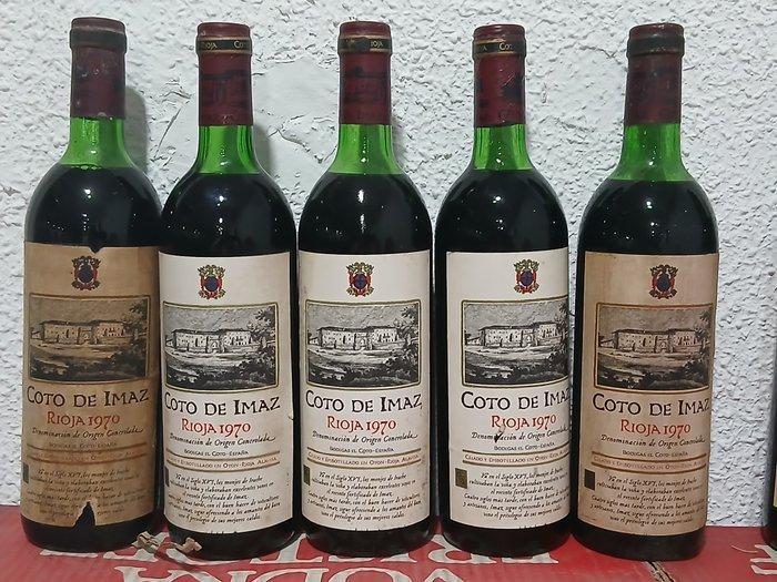 1970 Bodegas El Coto x4 & Coto de Imaz x5 - Rioja Crianza -, Verzamelen, Wijnen