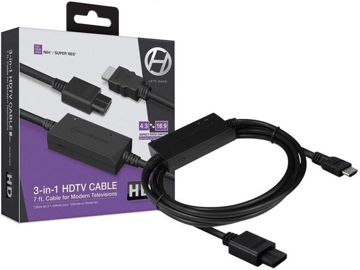 HDTV HDMI Kabel voor SNES en N64, Spelcomputers en Games, Spelcomputers | Nintendo Super NES, Nieuw, Ophalen of Verzenden
