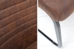 industrieele sledestoel APPARTEMENT antiek bruin met metalen, Huis en Inrichting, Stoelen, Ophalen of Verzenden, Nieuw