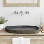 vidaXL Wasbak Grijs (55-65) x (40-50) x 6 cm Riviersteen, Doe-het-zelf en Verbouw, Verzenden, Nieuw