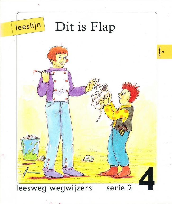Leeslijn versie 1 wegwijzers serie 2 deel 4 Dit is Flap, Boeken, Schoolboeken, Nieuw, Verzenden