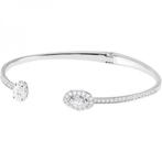 Swarovski Attract Bangle (Lengte: 18.50 cm) - Zilver, Sieraden, Tassen en Uiterlijk, Armbanden, Nieuw, Verzenden