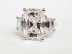 Verlovingsring - 14 karaat Witgoud - 8.58ct. tw. Diamant