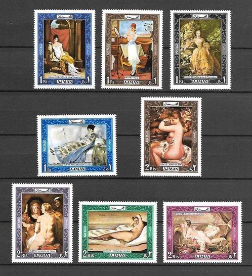 Wereld - Kunst - Schilderijen - Mooie Thematische Collectie, Postzegels en Munten, Postzegels | Amerika