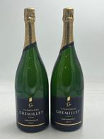 Gremillet, Ambassadeur - Champagne Brut - 2 Magnums (1.5L), Verzamelen, Wijnen, Nieuw