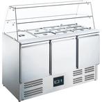 SARO Saladette met glas opbouw - ES 903 G, Verzenden, Nieuw in verpakking, Koelen en Vriezen