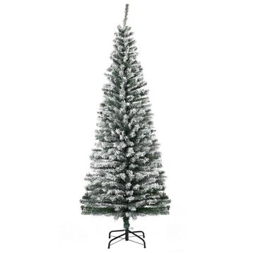 Kunstmatige Kerstboom 180 Cm Potlood Denneboom Met Sneeuw, 4 beschikbaar voor biedingen