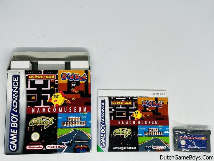 Gameboy Advance / GBA - Namco Museum - UKV, Spelcomputers en Games, Games | Nintendo Game Boy, Gebruikt, Verzenden