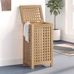 vidaXL Wasmand 35x25x60 cm massief teakhout, Verzenden, Nieuw