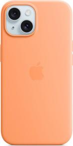 Apple MT0W3ZM/A iPhone 15 Silicone Case w/ MagSafe - Orange, Telecommunicatie, Mobiele telefoons | Hoesjes en Frontjes | Apple iPhone