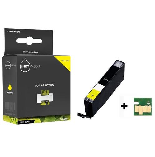Geschikt Canon CLI-531 YE XL Inktcartridge Geel hoge inhoud, Computers en Software, Printerbenodigdheden, Cartridge, Nieuw