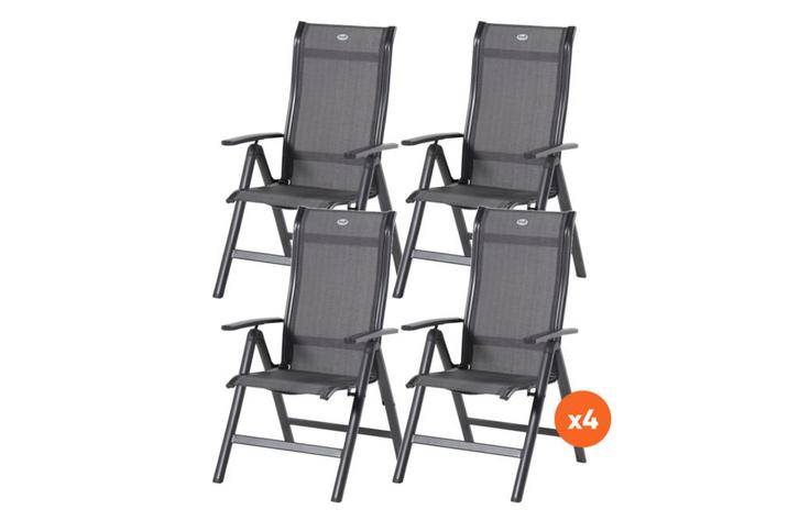 Set van 4 - Hartman Alice verstelbare stoel, Tuin en Terras, Tuinstoelen, Nieuw, Overige materialen, Verzenden
