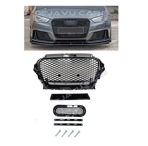RS3 Quattro Look Front Grill voor Audi A3 8V / S line / S3, Auto diversen, Tuning en Styling, Ophalen of Verzenden