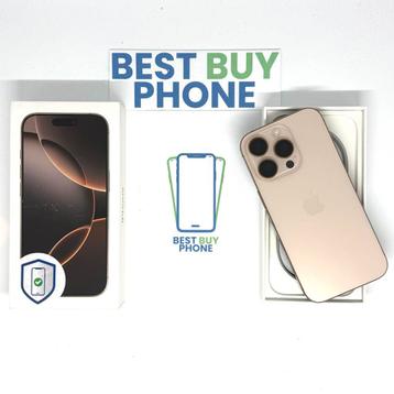 iPhone 16 Pro 128GB goud /krasvrij /96% batt /garantie beschikbaar voor biedingen