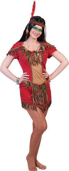 Indianen kostuum dames rood, Kleding | Dames, Carnavalskleding en Feestkleding, Nieuw, Ophalen of Verzenden