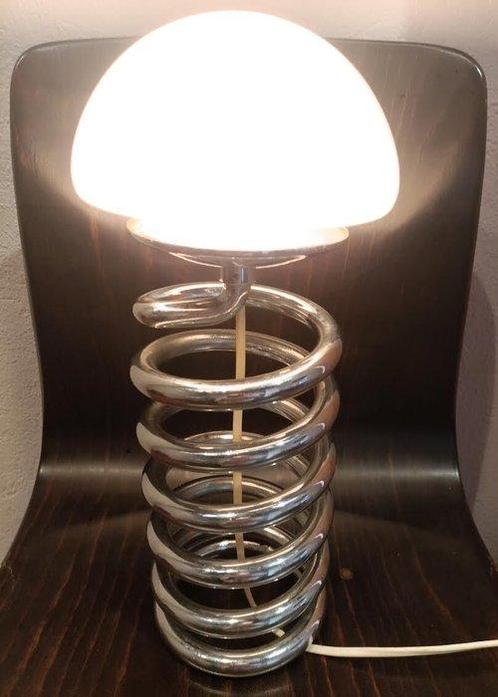 Tafellamp - Glas, Metaal, Antiek en Kunst, Antiek | Lampen