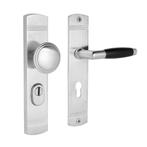 Retro buitendeurbeslag knop/klink PC72 mat nikkel, Doe-het-zelf en Verbouw, Hang- en Sluitwerk, Ophalen of Verzenden, Nieuw, Overige materialen