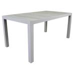 New Valley Fresno dining tuinset 160x90xH74 cm 5 delig wit, Tuin en Terras, Tuinsets en Loungesets, Ophalen of Verzenden, Nieuw