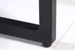 Massieve salontafel AMAZONAS 110 cm mangohout metaal zwarte, Huis en Inrichting, Ophalen of Verzenden, Nieuw
