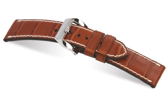 Horlogeband Panerai Modena Cognac, Sieraden, Tassen en Uiterlijk, Overige Accessoires, Nieuw, Ophalen of Verzenden