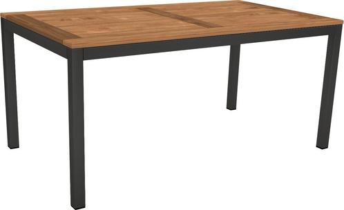 Stern Tisch Aluminium anthrazit/Tischplatte Old Teak - Bruin, Tuin en Terras, Tuintafels, Ophalen of Verzenden