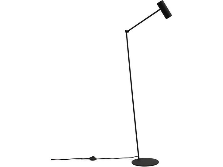 Riviera Maison Morriston - Vloerlamp - Verstelbaar - Zwart, Huis en Inrichting, Lampen | Vloerlampen, Zo goed als nieuw, Verzenden