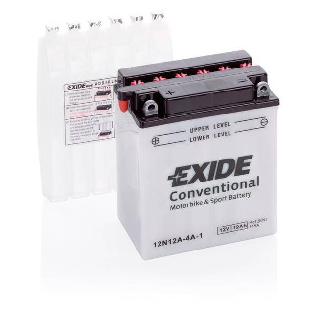 Exide Conventional 12V accu | 12N12A-4A-1 | 12V 12Ah, Auto-onderdelen, Accu's en Toebehoren, Ophalen of Verzenden