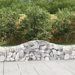 vidaXL Schanskorven 5 st gewelfd 200x30x40/60 cm, Tuin en Terras, 100 cm of meer, Verzenden, Nieuw, Metaal