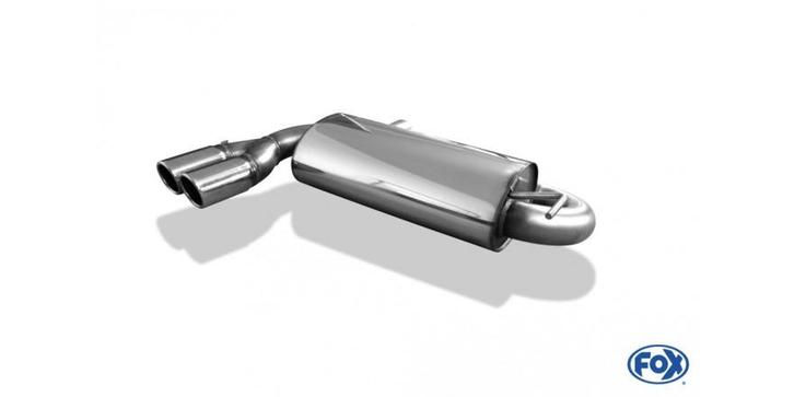 FOX Audi S3 type 8L einddemper Ø70mm - 2x80 type 16, Auto-onderdelen, Uitlaatsystemen, Nieuw, Verzenden