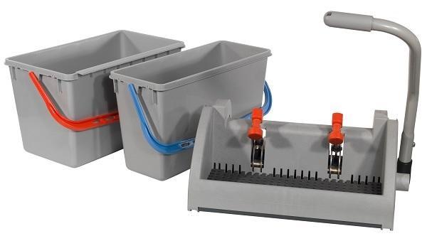 Mopkit SGA 8, 22L+15L emmer, moppers, Doe-het-zelf en Verbouw, Reinigingsmachines, Verzenden