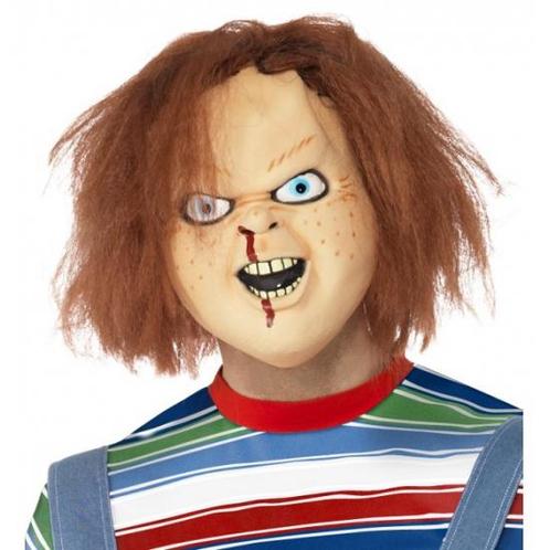 Latex hoofdmasker Chucky - Halloween maskers, Hobby en Vrije tijd, Feestartikelen, Verzenden