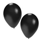 25x zwarte party ballonnen van 27 cm - Ballonnen, Hobby en Vrije tijd, Feestartikelen, Ophalen of Verzenden, Nieuw