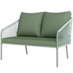 TRUUSK Tuinbank Met Kussens 2-Zits Rattan Bank Lounge Bank B, Verzenden, Nieuw