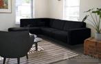 Hoekbank Maarssen - hoekbanken - Zwart, Nieuw, Stof