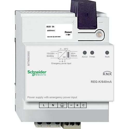 Schneider Electric KNX voeding 640 MA met noodingang -, Doe-het-zelf en Verbouw, Elektra en Kabels, Overige typen, Nieuw, Verzenden