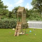 Speelhuis met klimwand geïmpregneerd grenenhout, Kinderen en Baby's, Speelgoed | Buiten | Speeltoestellen, Nieuw, Verzenden