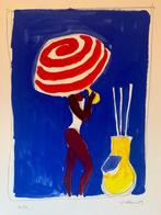 Bernard Villemot - Lithographie originale Orangina
