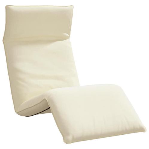Ligstoel Creme Inklapbaar: Retourdeal! 60% Korting, Tuin en Terras, Tuinstoelen, Inklapbaar, Nieuw, Metaal, Ophalen of Verzenden